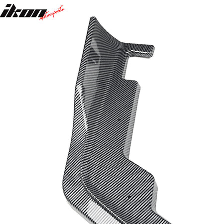 For 15-21 Subaru WRX STI CS2 Front Bumper Lip Chin Spoiler PP Carbon Fiber Print