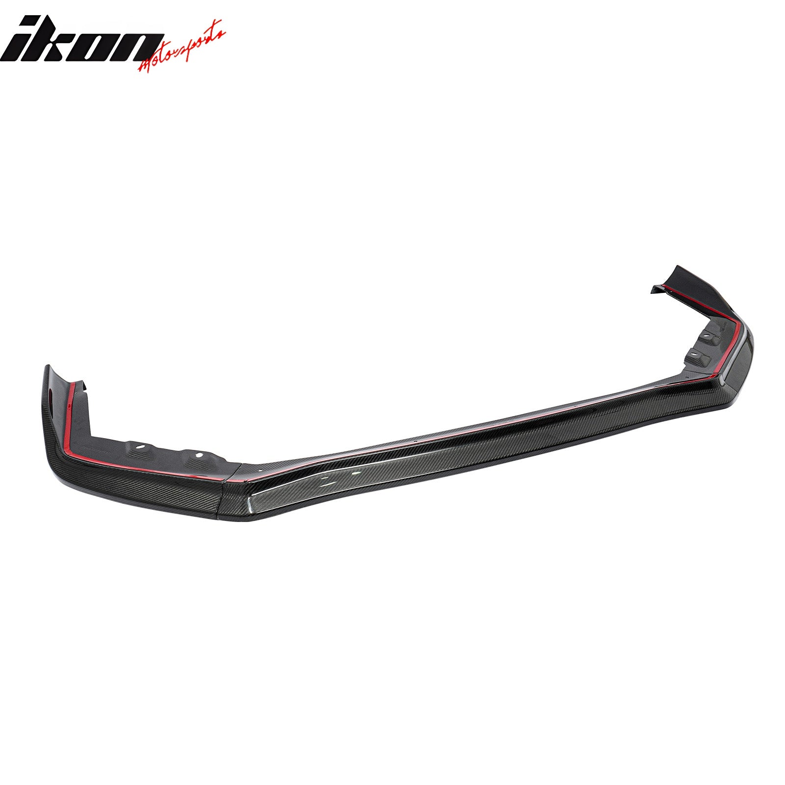 For 15-21 Subaru WRX STI CS Style Real Carbon Fiber Front Bumper Lip Spoiler 3PC