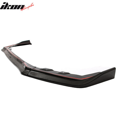 For 15-21 Subaru WRX STI CS Style Real Carbon Fiber Front Bumper Lip Spoiler 3PC