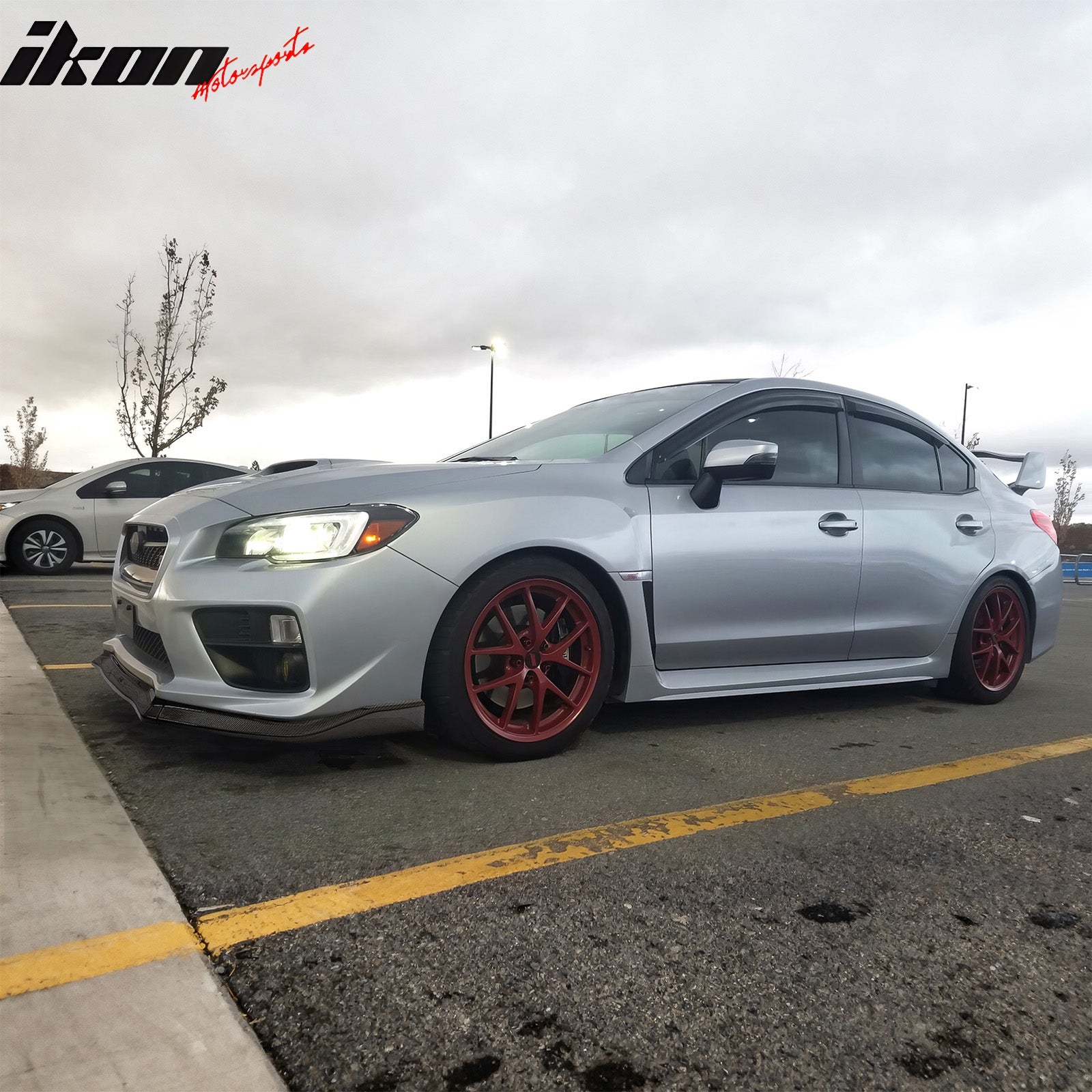 For 15-21 Subaru WRX STI CS Style Real Carbon Fiber Front Bumper