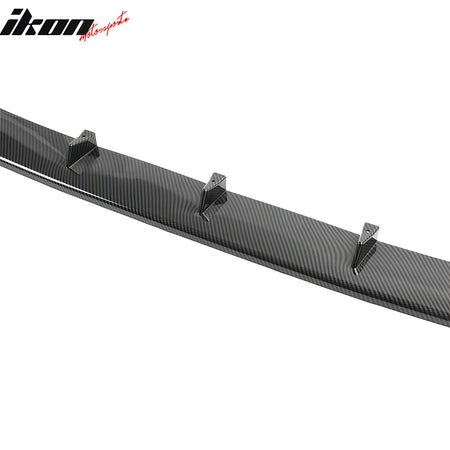 Fits 15-21 Subaru WRX STI MPX Style Front Bumper Lip Spoiler Carbon Fiber Print