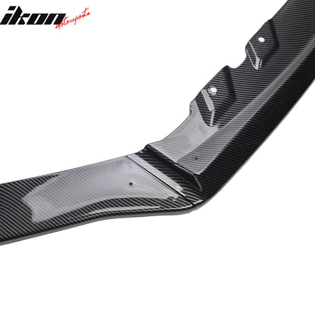 Fits 15-21 Subaru WRX STI MPX Style Front Bumper Lip Spoiler Carbon Fiber Print