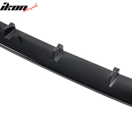 Fits 15-21 Subaru WRX STI MPX Style Front Bumper Lip Chin Spoiler PP Gloss Black