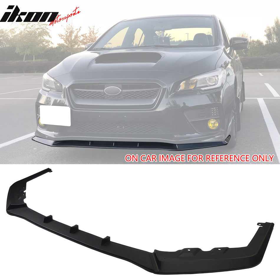 2015-2021 Subaru WRX STI MPX Style Matte Black Front Bumper Lip PP 3PC