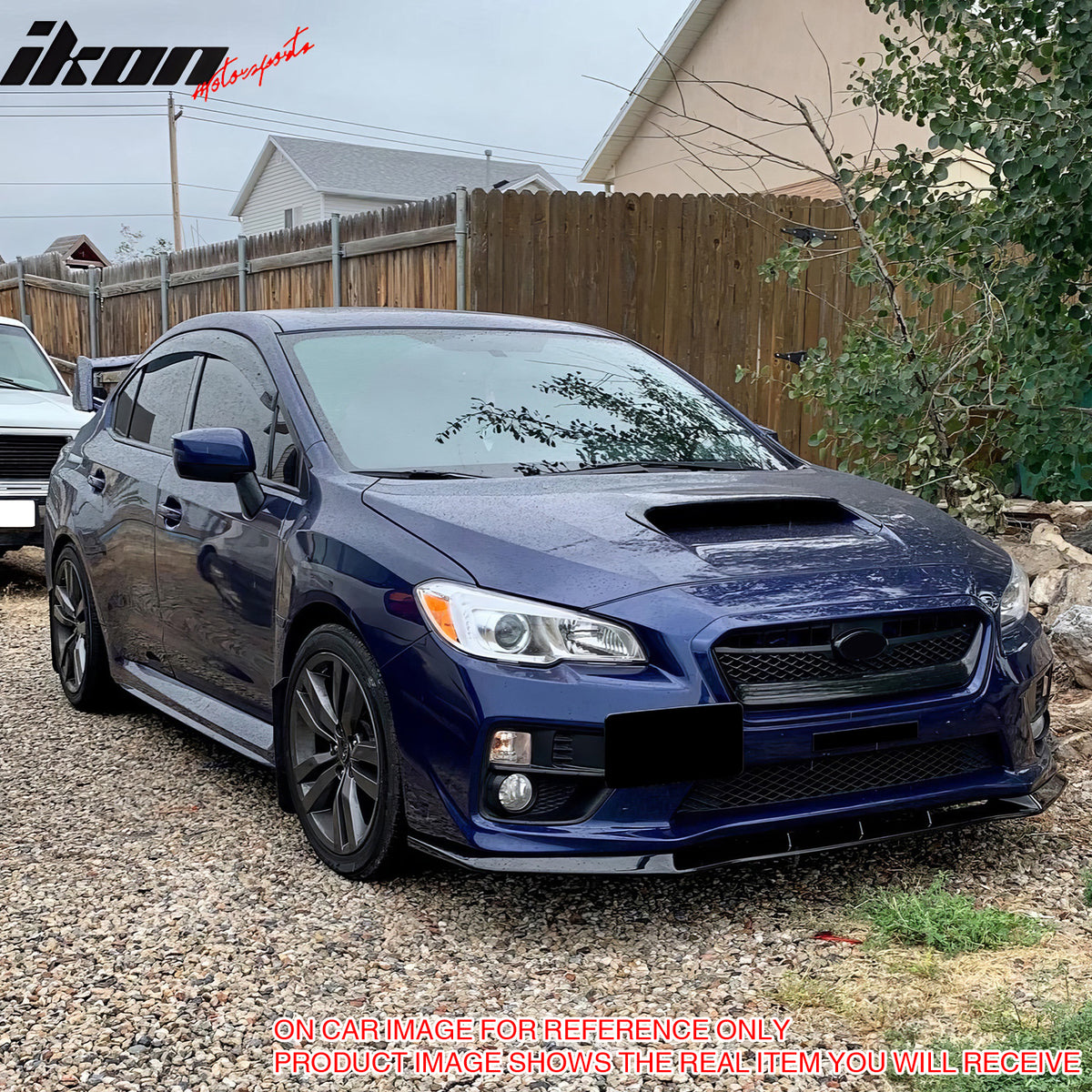 Fits 15-21 Subaru WRX STI MPX Style Front Bumper Lip Chin Spoiler PP Matte Black