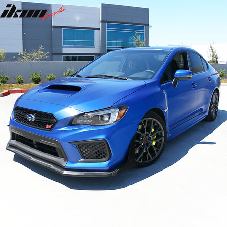 Fits 15-21 Subaru WRX STI CS Front Bumper Lip Spoiler Splitter & Winglet