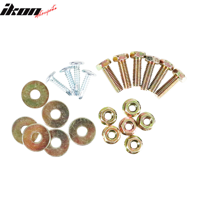 Fits 15-21 Subaru WRX STI CS Front Bumper Lip Spoiler Splitter & Winglet