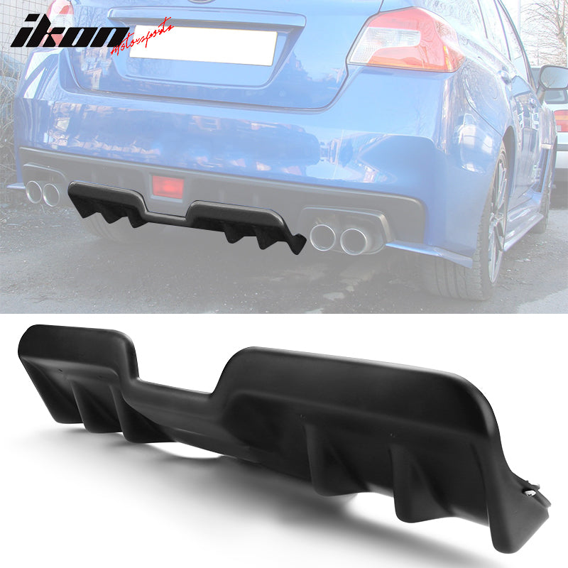 Rear Bumper Lip Diffuser Compatible With 2015-2021 Subaru WRX STI, PP ...