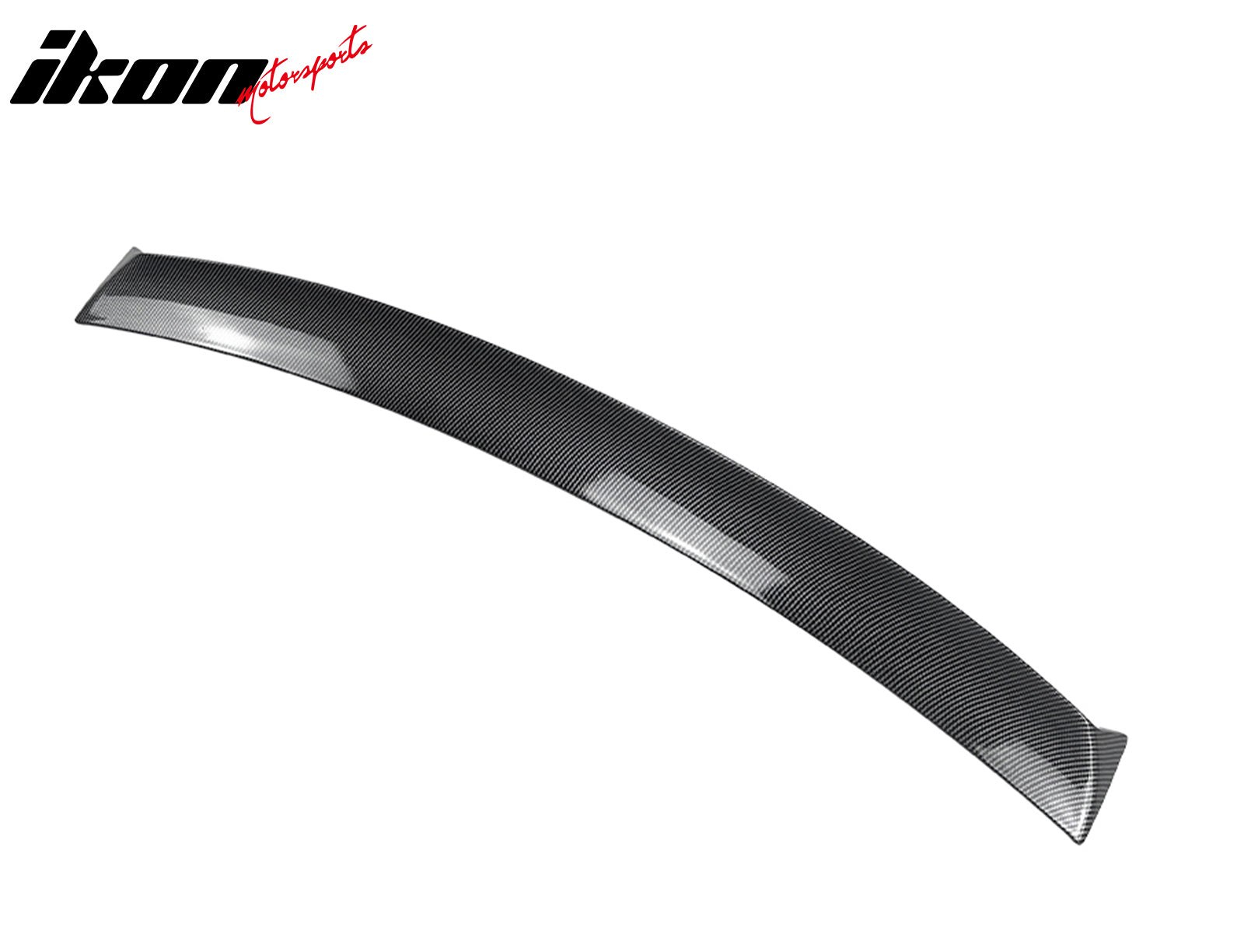 Fits 15-21 Subaru WRX IKON Carbon Fiber Print Rear Window Roof Spoiler Wing ABS