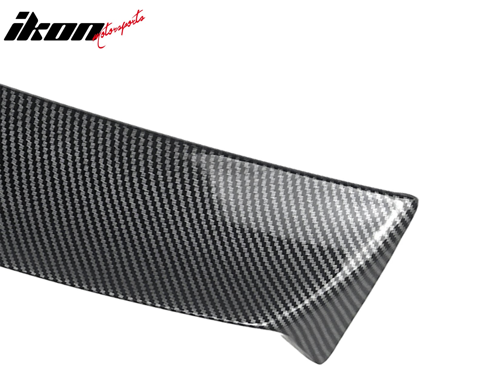 Fits 15-21 Subaru WRX IKON Carbon Fiber Print Rear Window Roof Spoiler Wing ABS
