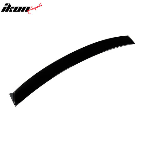 Fits 15-21 Subaru WRX 4th Gen IKON Gloss Black Rear Window Roof Spoiler Wing ABS