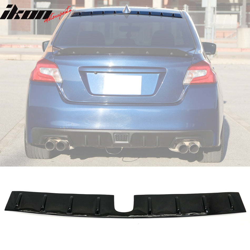 Roof Spoiler for Subaru WRX 2015-2021 & Impreza 2012-2016 Gloss Black PP