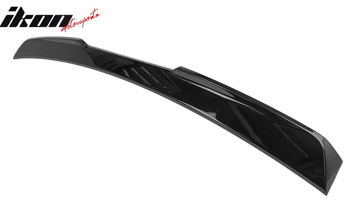 Fits 15-21 Subaru WRX STI X Style Rear Roof Spoiler Painted #D4S Crystal Black