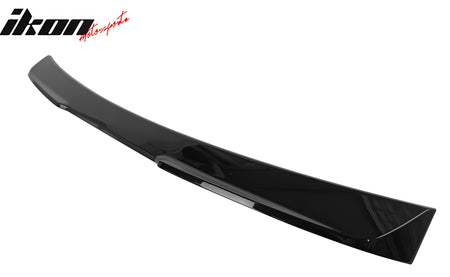 Fits 15-21 Subaru WRX STI X Style Rear Roof Spoiler Painted #D4S Crystal Black