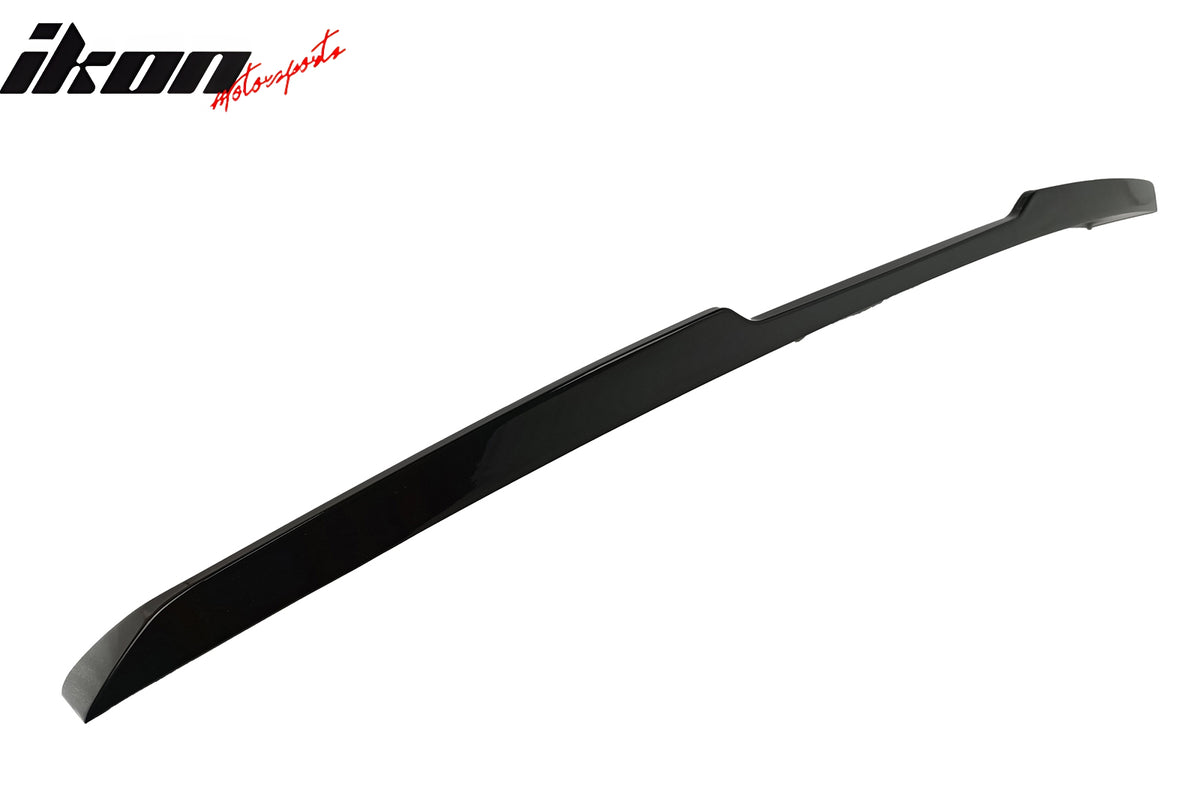 Fits 15-21 Subaru WRX STI X Style Rear Roof Spoiler Painted #D4S Crystal Black
