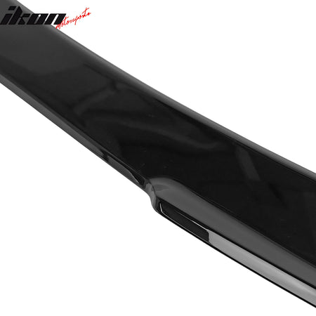 Fits 15-21 Subaru WRX STI X Style Rear Roof Spoiler Painted #D4S Crystal Black