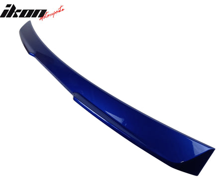 Fits 15-21 Subaru WRX STI X Style Rear Roof Spoiler Wing Painted #K7X Wr Blue