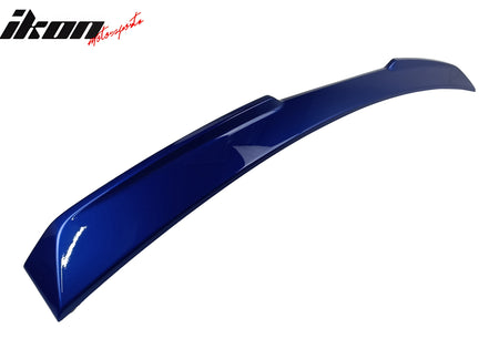 Fits 15-21 Subaru WRX STI X Style Rear Roof Spoiler Wing Painted #K7X Wr Blue