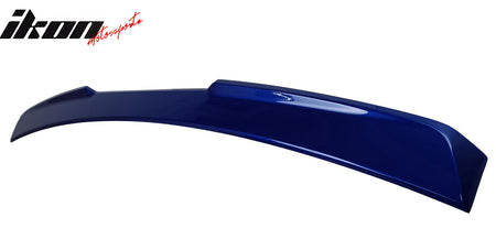 Fits 15-21 Subaru WRX STI X Style Rear Roof Spoiler Wing Painted #K7X Wr Blue