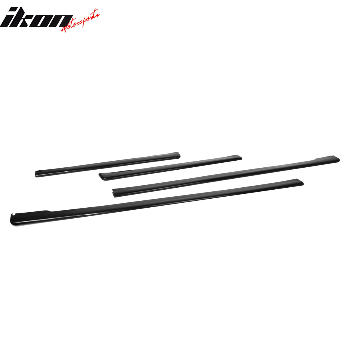 Fits 15-21 Subaru WRX STI Side Skirts Extension Splitter Rocker Panel Kit PP 2PC