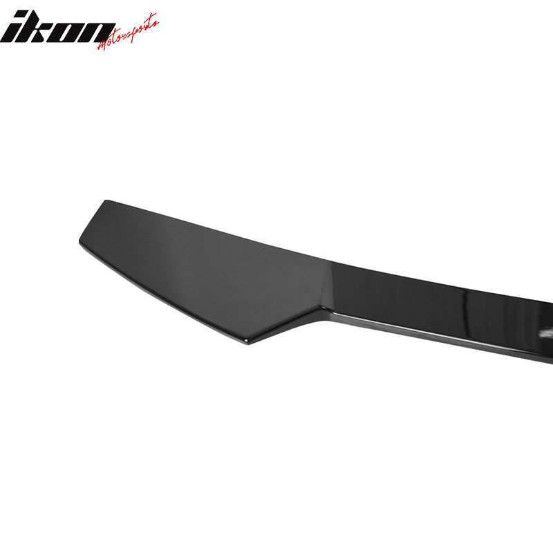 Fits 15-21 Subaru WRX & STI V2 Style Rear Roof Spoiler Wing Painted #D4S Black