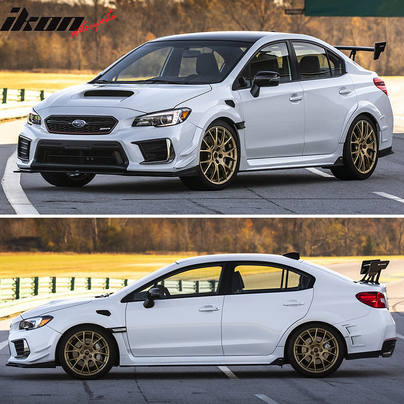 Side Skirts Compatible With 2015-2021 Subaru WRX STI Sedan 4-Door
