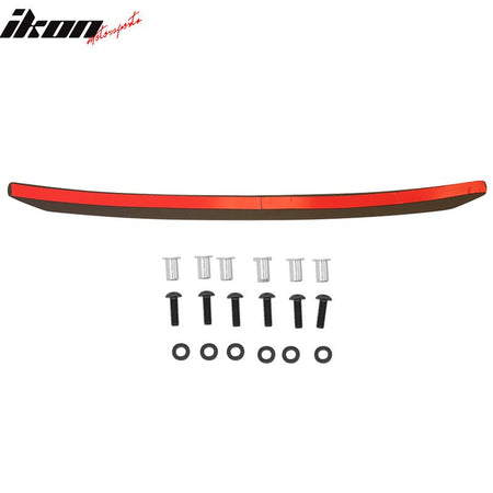 2015 - 2021 Subaru WRX Trunk Rear Spoiler Gurney Flap AluminumPainted WCH Sapphire Blue PearlIkon Motorsports