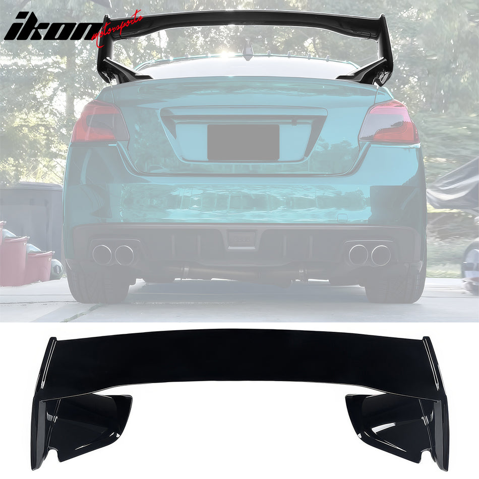 Trunk Spoiler for WRX STI 2015-2021 & Impreza STI 2012-2016 Gloss Black ABS