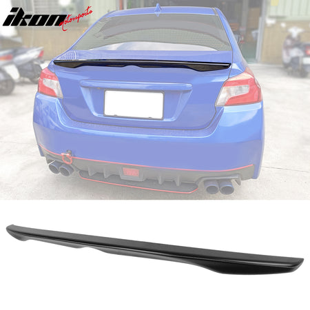 For 2015-2021 Subaru Impreza WRX STI VA GEN 5 Original Style High Quality ABS Plastic Unpainted Spoiler Trunk Boot Wing Spoiler - 34 For 2015-2021 Subaru Impreza WRX STI VA GEN 5 Original Style High Quality ABS Plastic Unpainted Spoiler Trunk Boot Wing Spoiler - 34