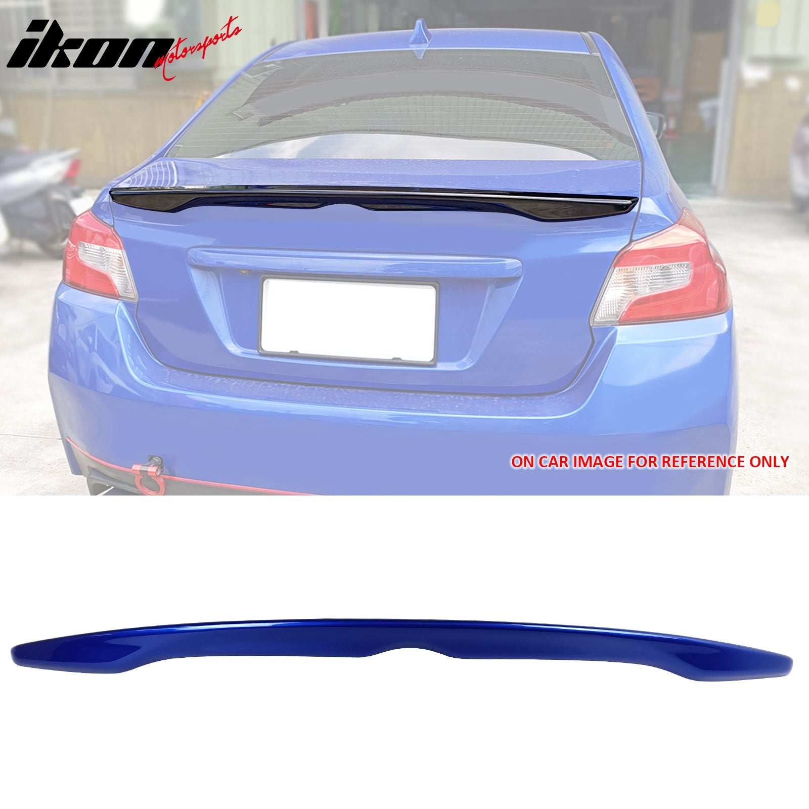 Painted #K7X Blue D2 Style Trunk Spoiler Fits 12-16 Subaru Impreza