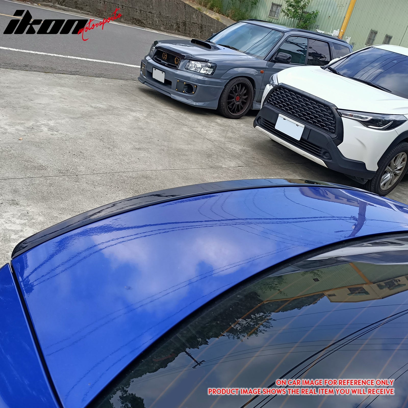 Fits 12-16 Subaru Impreza 15-21 WRX STI D2 Style Trunk Spoiler Painted #K7X Blue