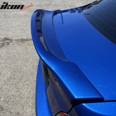 Fit 15-21 Subaru WRX STI PSM Style Rear Trunk Spoiler Painted #K7X Wr Blue Pearl