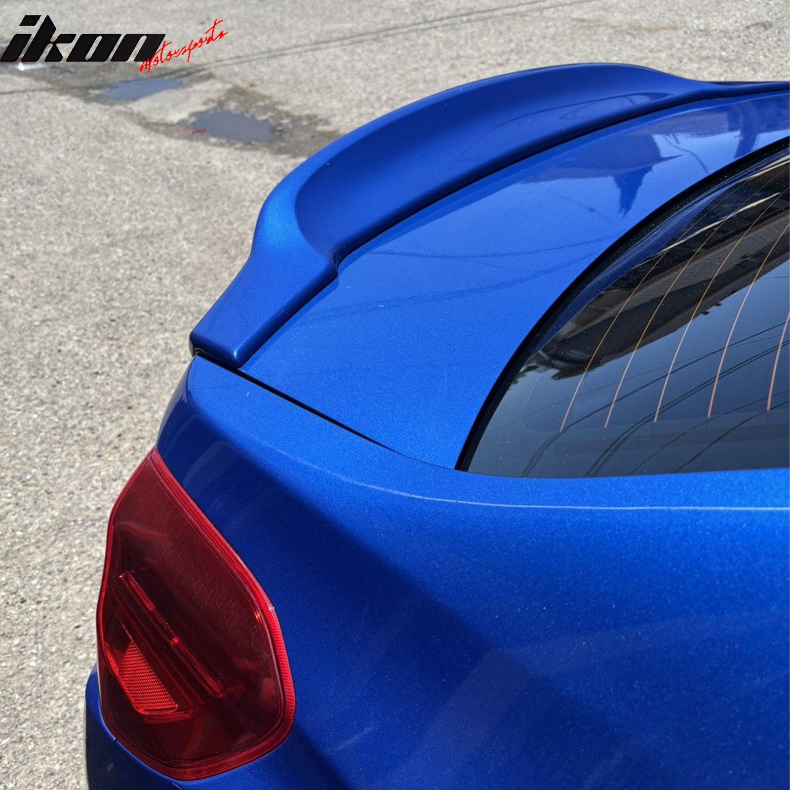 Fit 15-21 Subaru WRX STI PSM Style Rear Trunk Spoiler Painted #K7X Wr Blue Pearl
