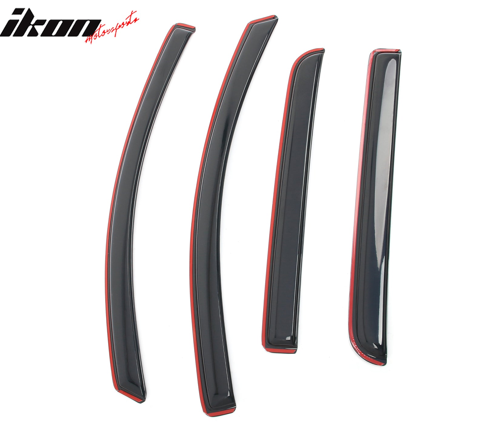 Fits 15-22 Chevy Colorado GMC Canyon Crew Cab Window Visors Deflector In-Channel