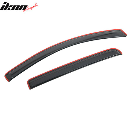 Fits 15-22 Chevy Colorado GMC Canyon Crew Cab Window Visors Deflector In-Channel