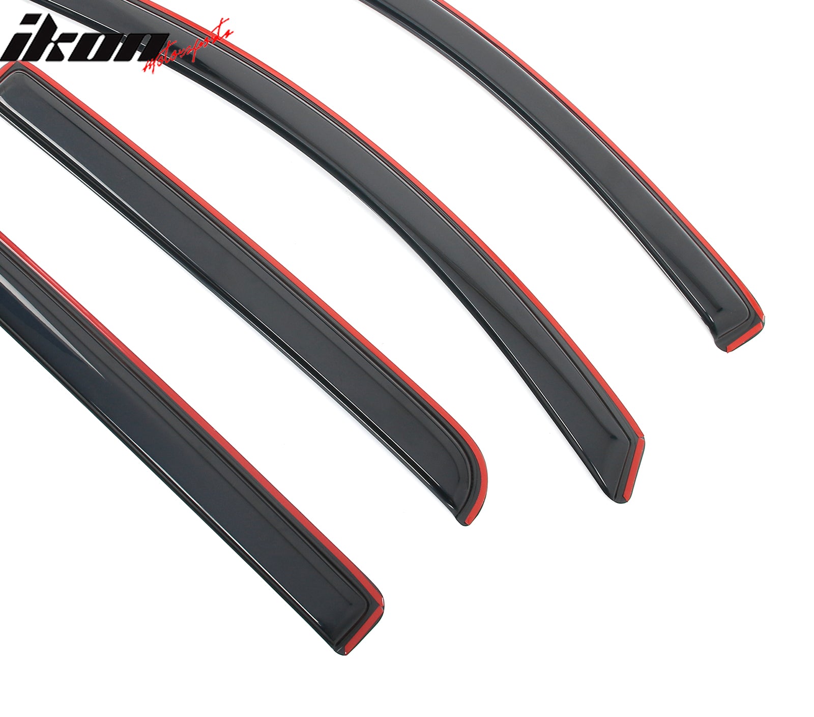 Fits 15-22 Chevy Colorado GMC Canyon Crew Cab Window Visors Deflector In-Channel