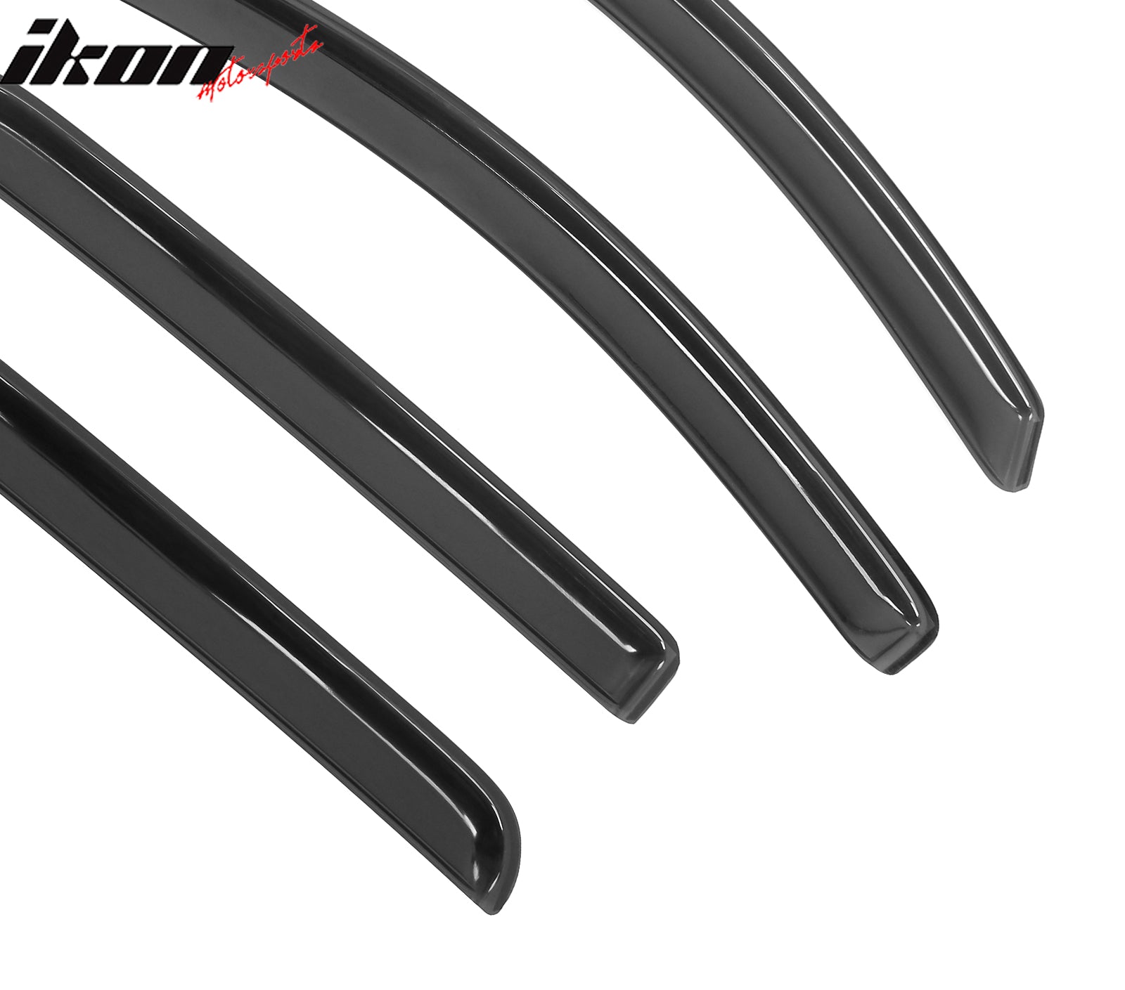 Fits 15-22 Chevy Colorado GMC Canyon Crew Cab Window Visors Deflector In-Channel