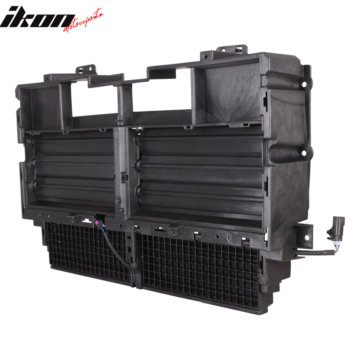 IKON MOTORSPORTS Active Grille Shutter w/ Motor, Compatible with 2015-2022 Chevy Colorado & GMC Canyon Extended Cab 2.5L, 84497856 GM1206109 Engine Cooling Radiator Grill Assembly Replacement, Black