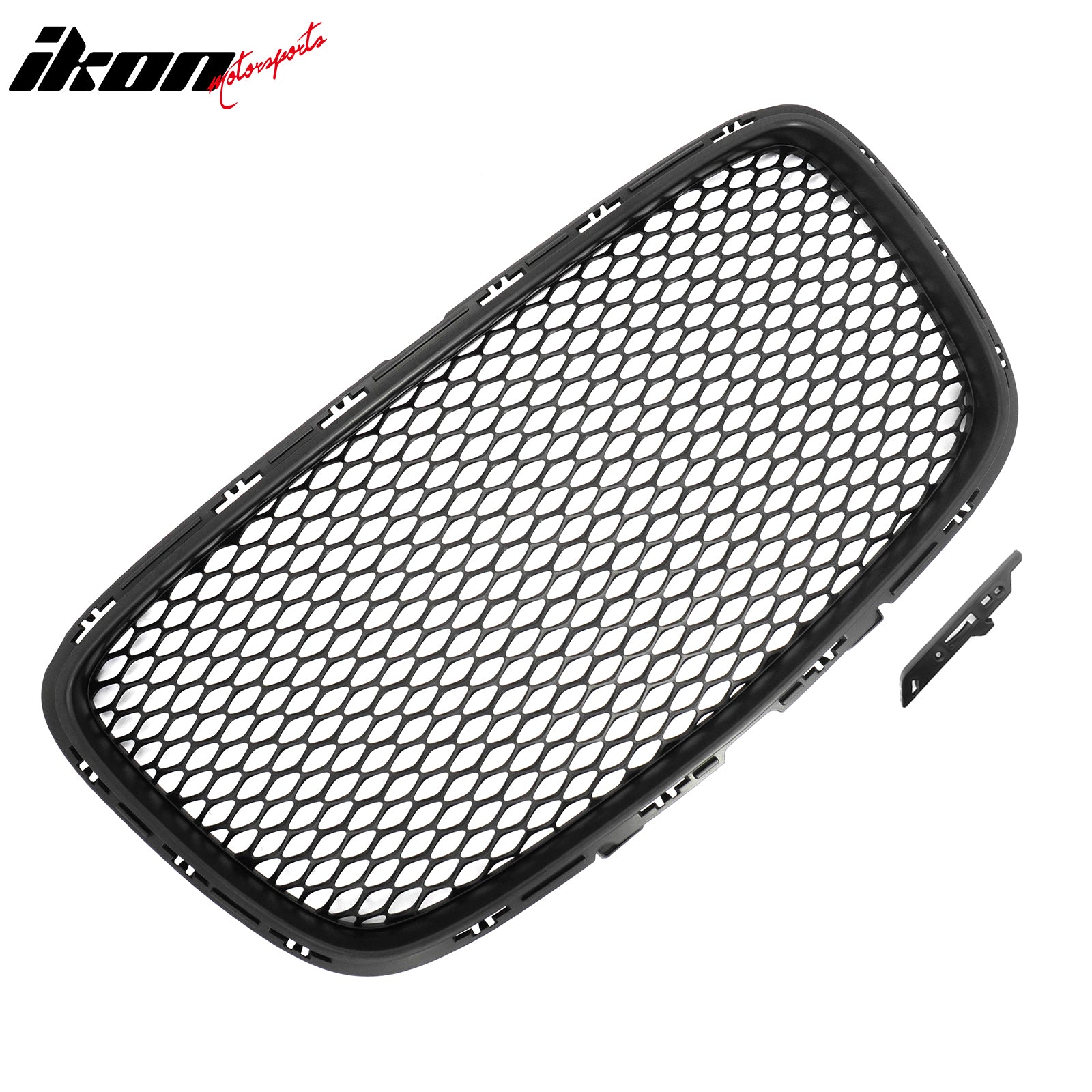 Fits 15-23 Chrysler 300 4DR SRT Style Front Bumper Upper Grille ABS Matte Black