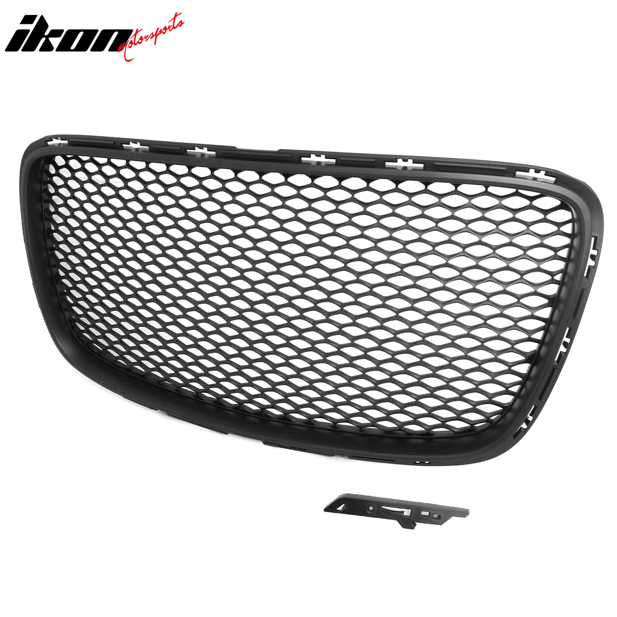 Fits 15-23 Chrysler 300 4DR SRT Style Front Bumper Upper Grille ABS Matte Black