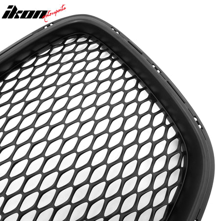 Fits 15-23 Chrysler 300 4DR SRT Style Front Bumper Upper Grille ABS Matte Black