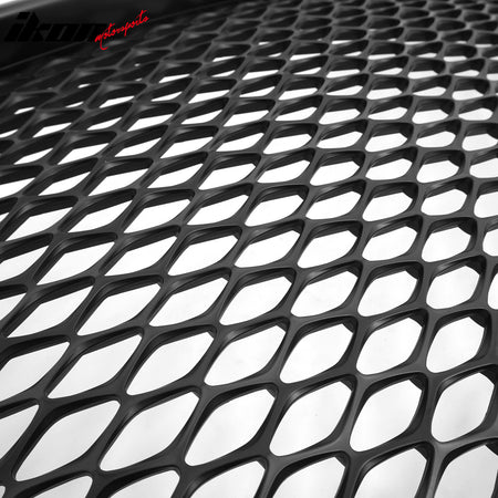 Fits 15-23 Chrysler 300 4DR SRT Style Front Bumper Upper Grille ABS Matte Black