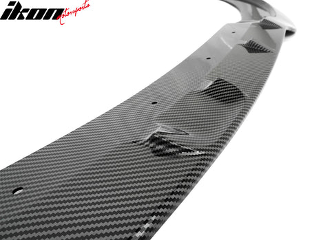 IKON MOTORSPORTS Front Bumper Lip, Compatible with 2015-2023 Chrysler 300, SRT Style ABS Injection Add-on Air Dam Chin Spoiler Protector Splitter 3PCS