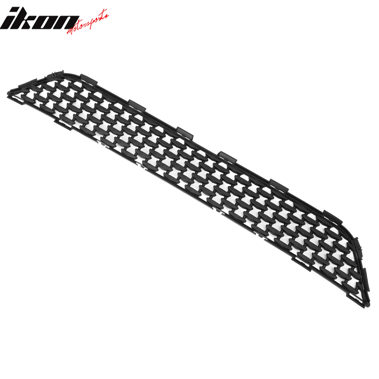 IKON MOTORSPORTS Front Lower Grille, Compatible with 2015-2023 Chrysler 300 All Models, 300S Sport Style Matte Black PP Replacement Clip on Front Bumper Hood Grill 1PC