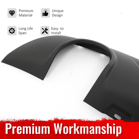Fits 15-23 Chrysler 300 Base SRT C Style Rear Bumper Lip Diffuser PP Matte Black