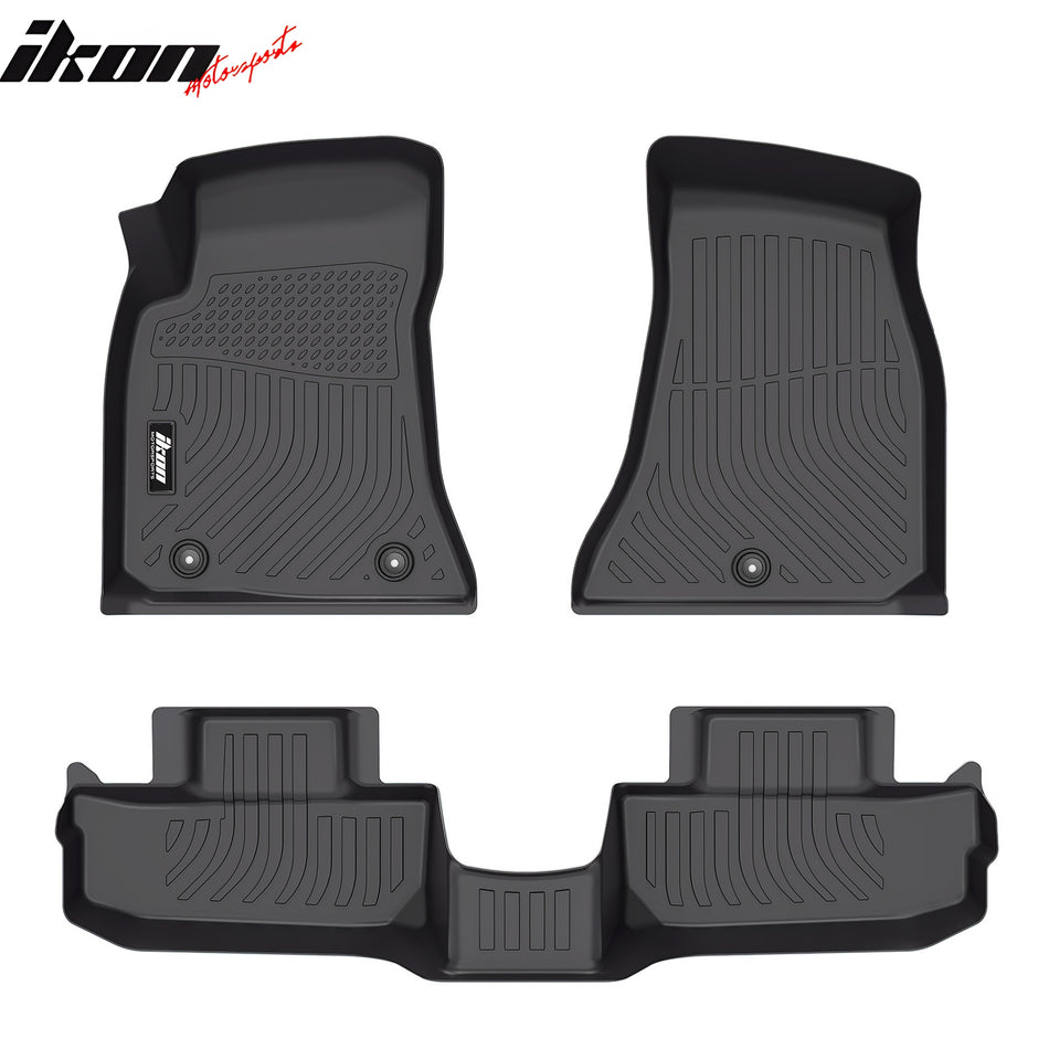 2015-2023 Dodge Challenger RWD Floor Mats TPE Carpets 3D Boot Liner