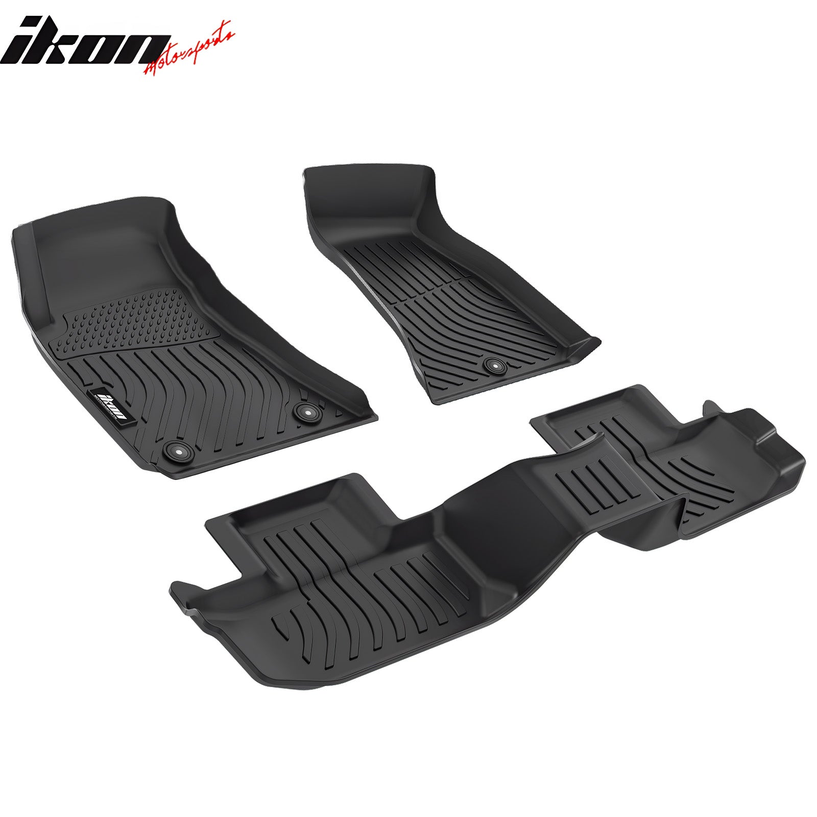 Fits 15-23 Dodge Challenger RWD Floor Mats TPE Carpets 3D All Weather Boot Liner
