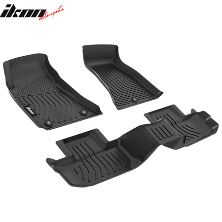 Fits 15-23 Dodge Challenger RWD Floor Mats TPE Carpets 3D All Weather Boot Liner