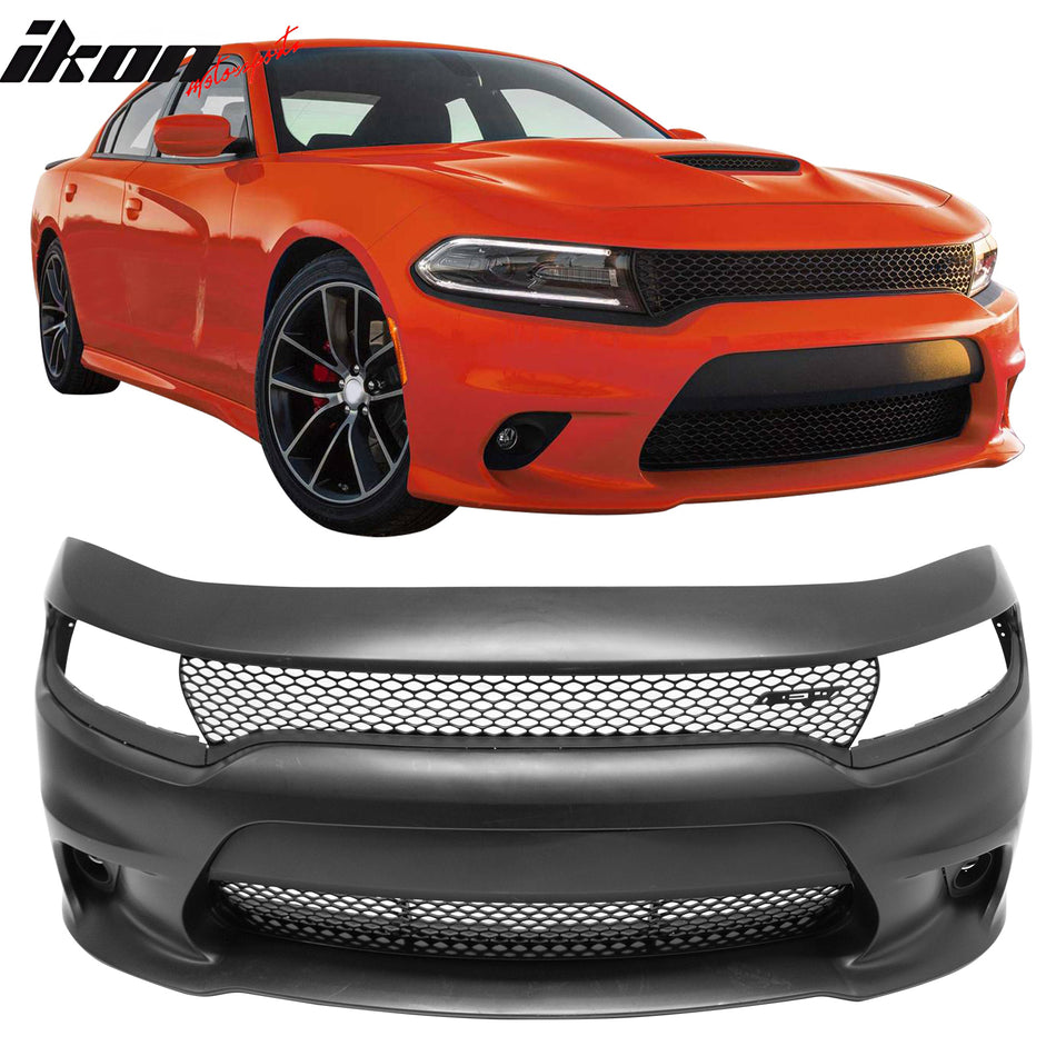 2015-2023 Dodge Charger SRT Hellcat Front Bumper Cover W/Fog Lamps PP