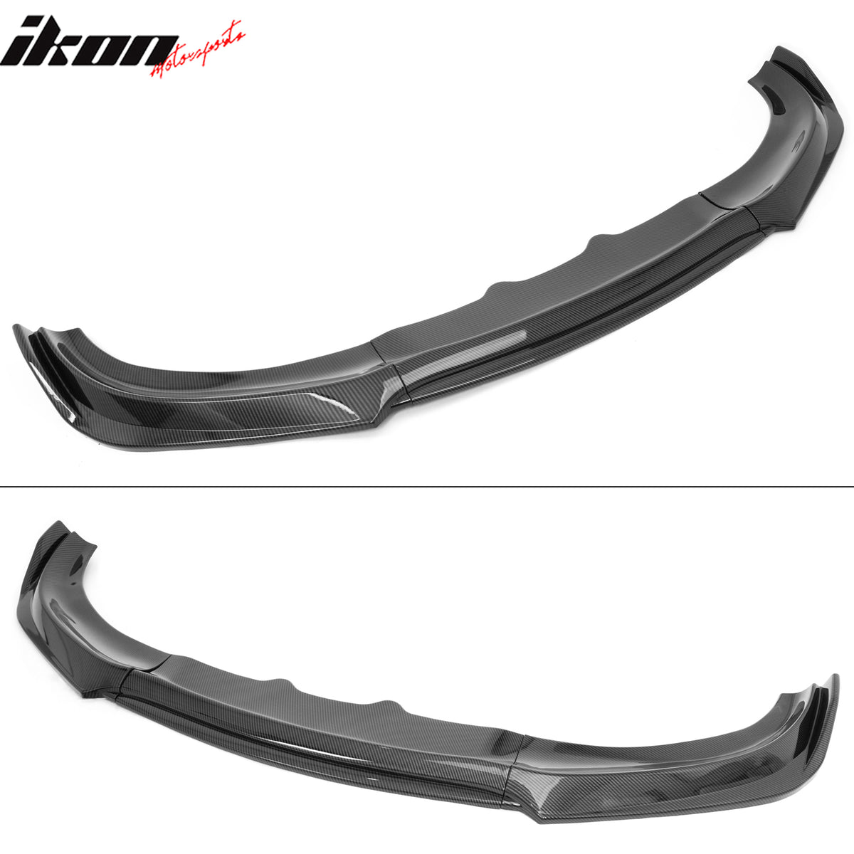 Fits 15-23 Dodge Charger IKON V2 Front Bumper Lip Spoiler Carbon Fiber Print PP